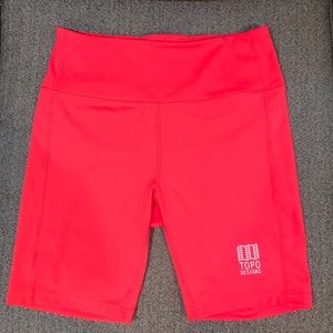 Topo Designs Women’s Red Sport Shorts - Medium